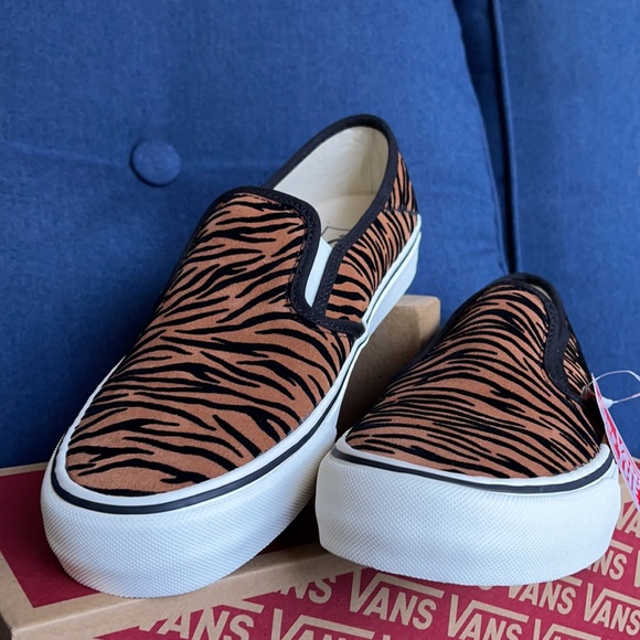 Vans Slip-On SF Animal Stripes Black/Marshmallow WMNS - Picture 8 of 16
